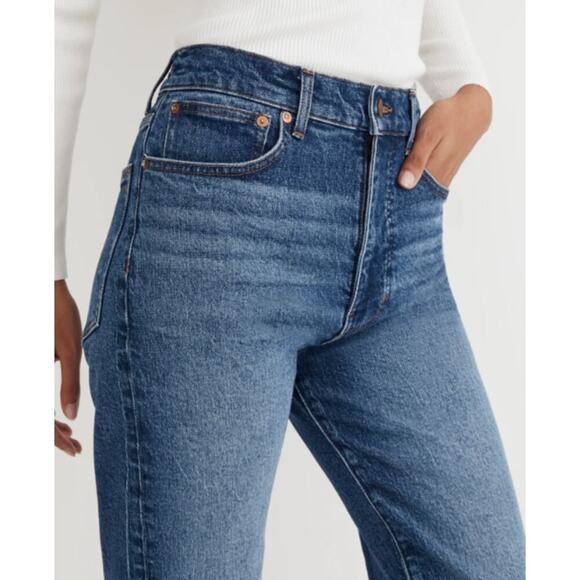 Madewell The 90's Straight Jean in Barlow Wash Size 32 NEW with Tags - Picture 4 of 9